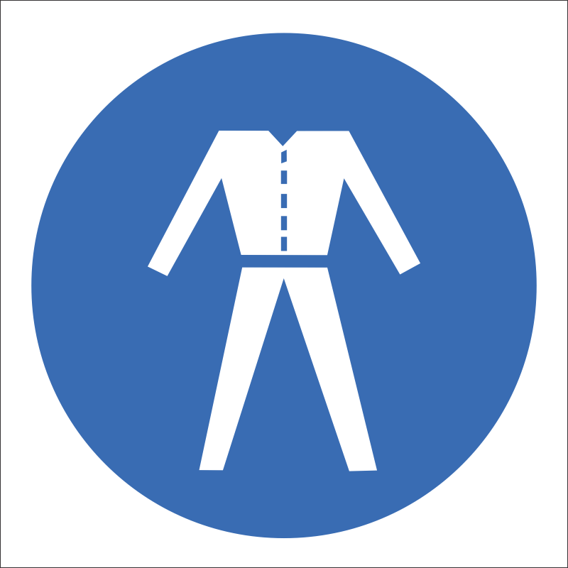 MV20 - SABS Overalls safety sign | Safety Signs & Equipment